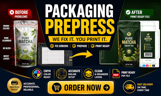 fix packaging prepress and make your artwork print ready