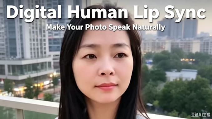 digital human lip sync with facial expression optimization