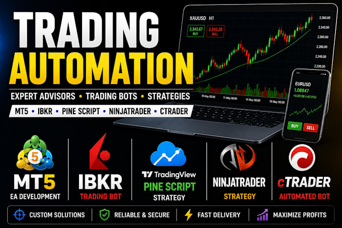 code mt5 eas, pine script, ibkr, ninjatrader and ctrader bot