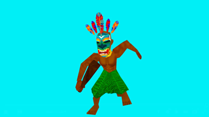 do retro animation character,lowpoly model, pixel art,psx style,rig and animate