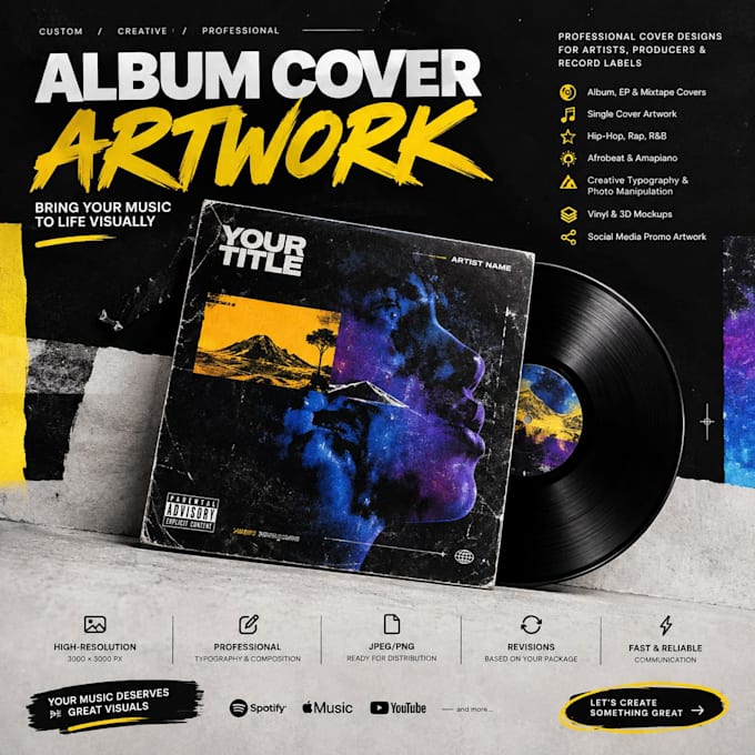 design your album cover artwork