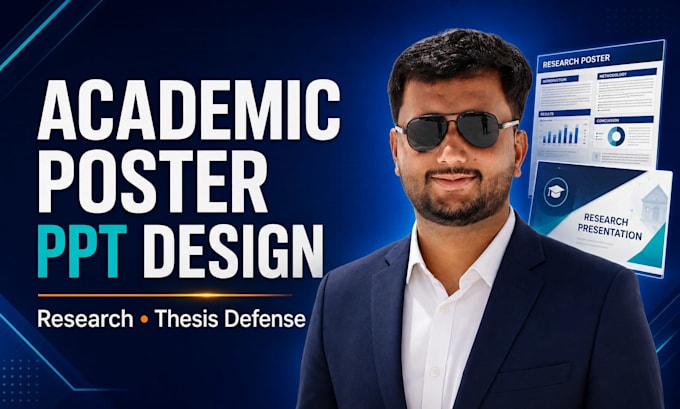 design an academic research poster and presentation