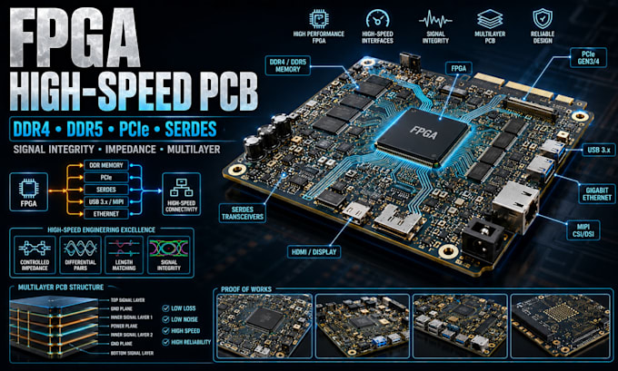 design fpga pcb high speed ddr pcie xilinx altera hardware