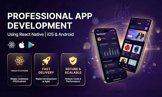 develop react native mobile apps for ios and android