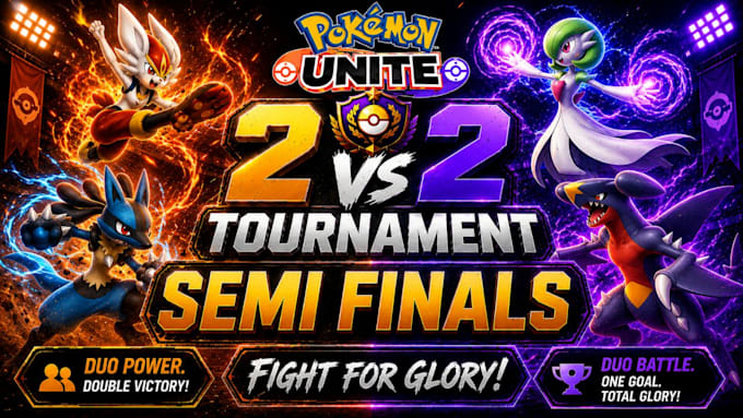 thumbnail overlay posters design for gaming
