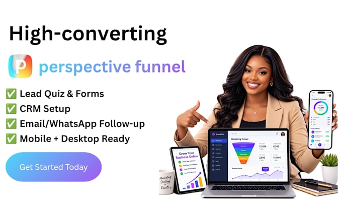 build a high converting funnel using perspective funnel