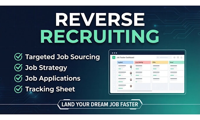 be your reverse recruiter for job search and applications