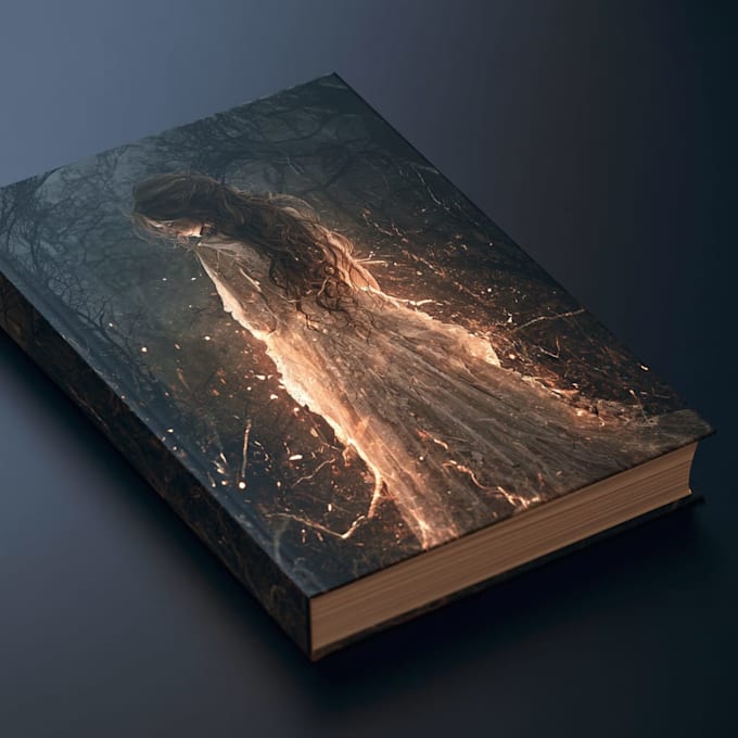 create an epic fantasy cover with magical artwork