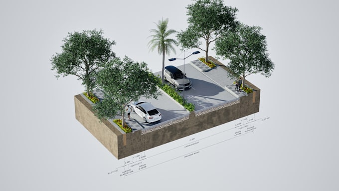 create do 3d landscape and exterior visualization