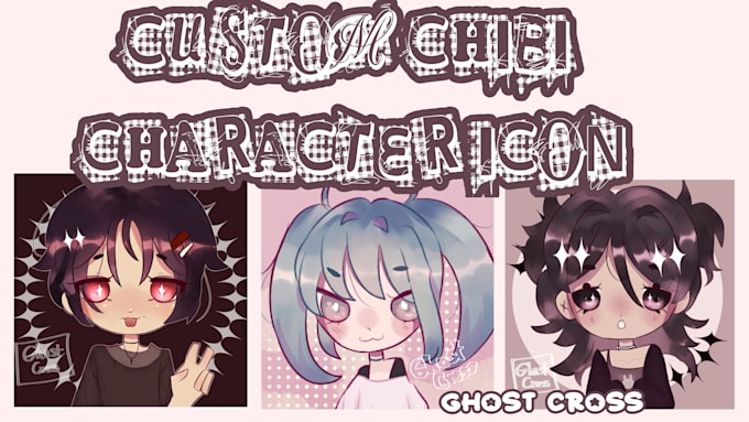 draw a custom chibi character icon