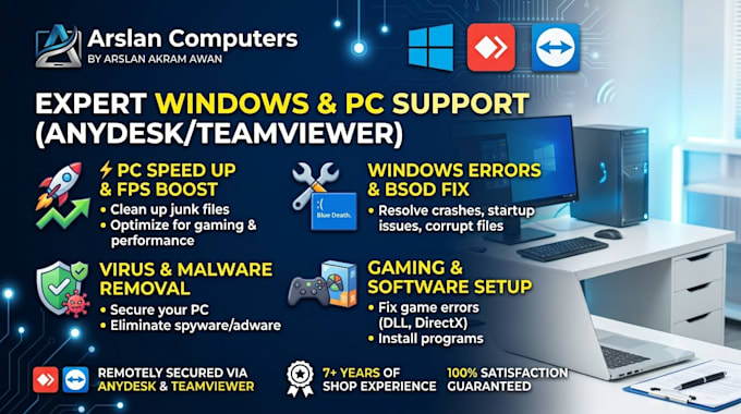 fix windows errors speed up PC install software and setup gaming