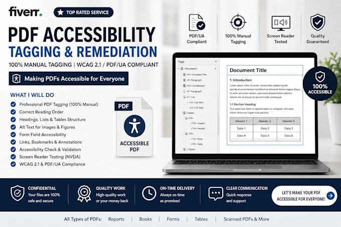 create accessible PDF documents