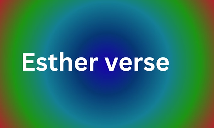 design professional esther verse