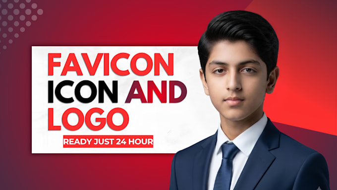 design favicon or icon and logo