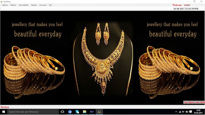 create custom jewellery software or billing software