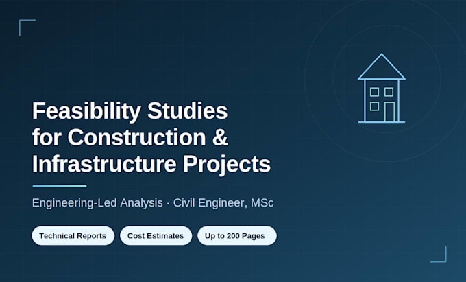 do a feasibility study for your construction project