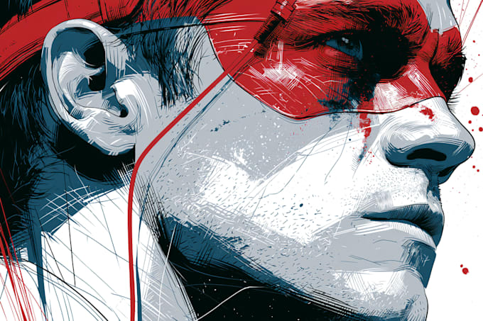create epic superhero graphic novel art and comic