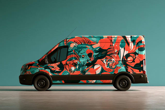 awesome car wrap design