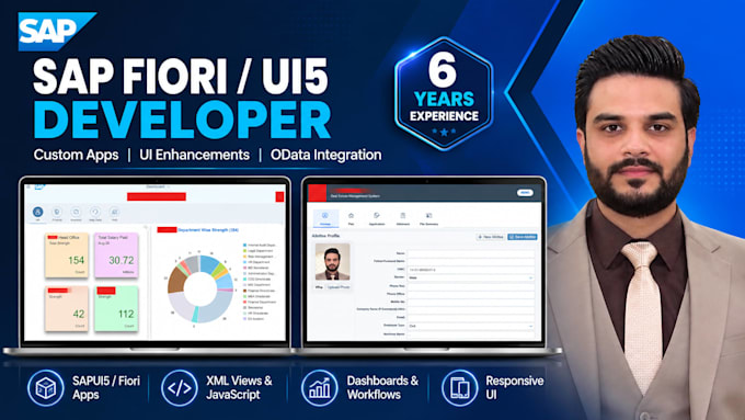 develop custom sap fiori and sapui5 business applications