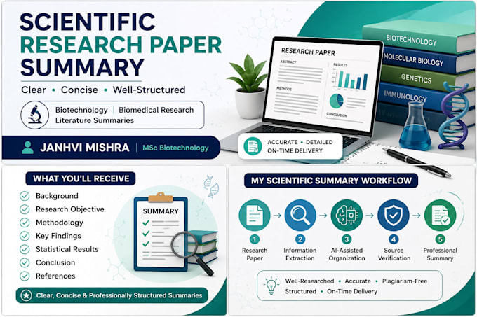 summarize biotechnology and biomedical research papers