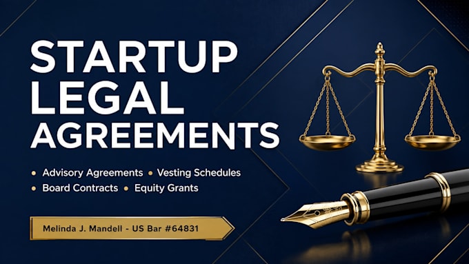 prepare legally binding startup advisory board contracts