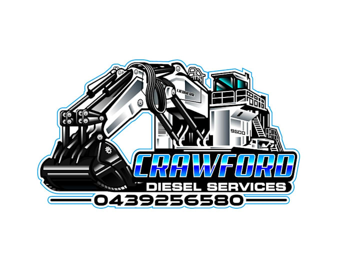 create wonderful and excellent excavator logo design