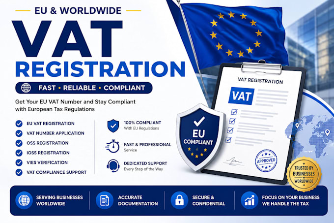 register your eu vat number, oss ioss and vat compliance