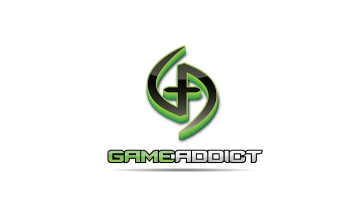 design gorgeous super game addict logo