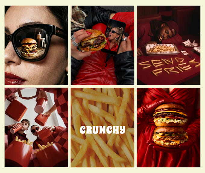 design a professional instagram grid for your restaurant