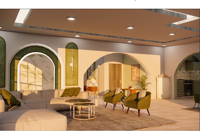 3d interior design and realistic rendering services