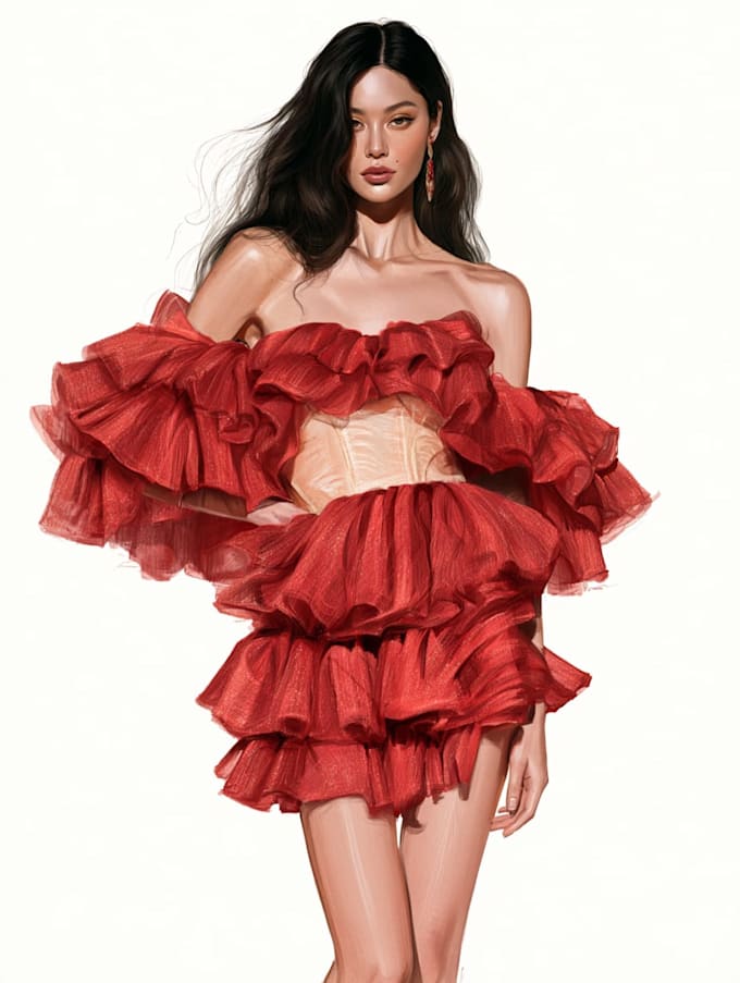 draw a fashion illustration