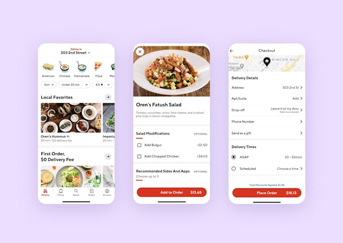do restaurant app design food delivery app design, food ordering app development