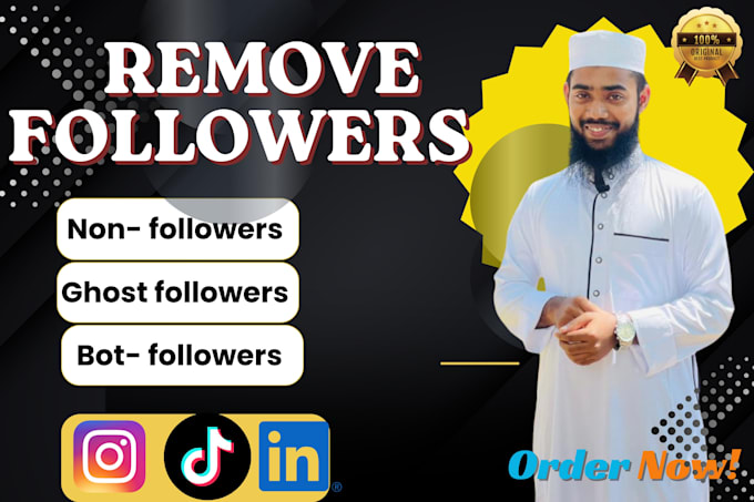 remove instagram bot, fake and ghost followers manually
