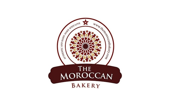 make an adventurous food logo for the moroccan bakery