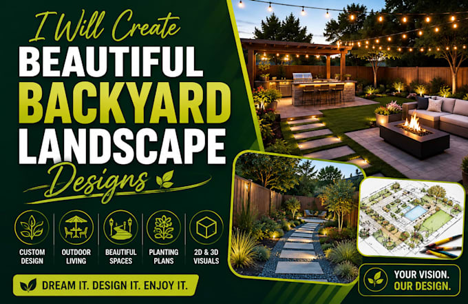 create beautiful backyard landscape designs