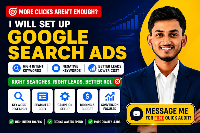 set up google search ads for lead generation