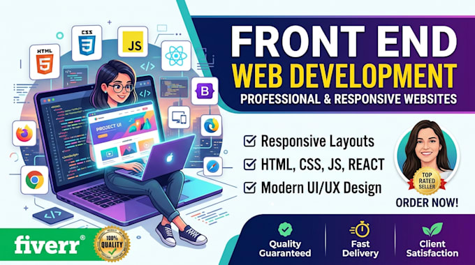 responsive frontend design with react