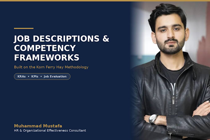 create job descriptions and competency frameworks