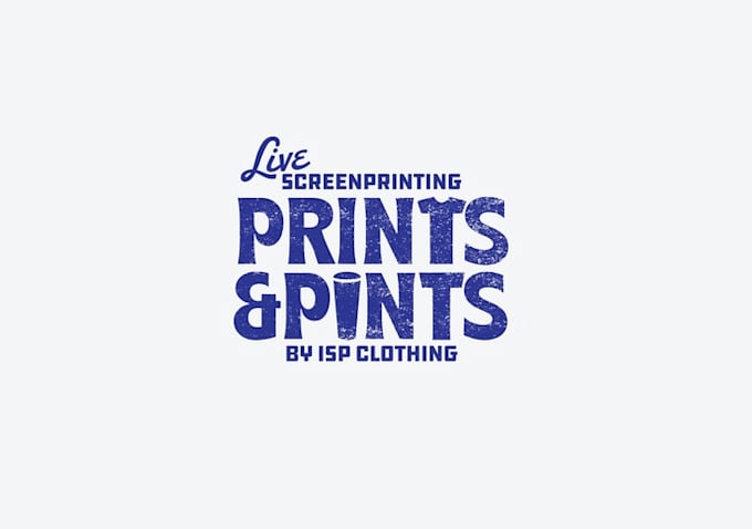 design prints pints live screen printing logo