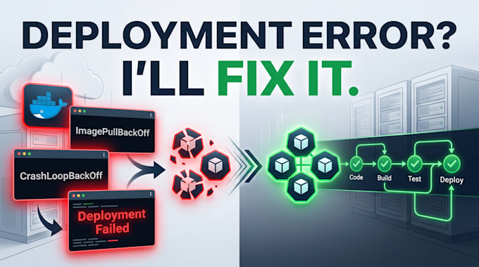 troubleshoot and fix docker kubernetes or cicd deployment error