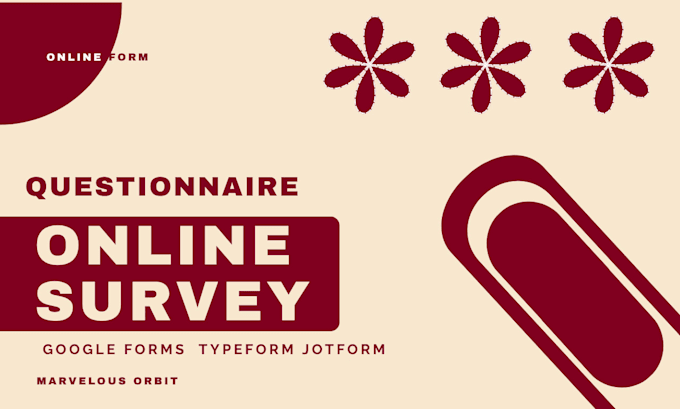 create online survey from with jotform google form typeform
