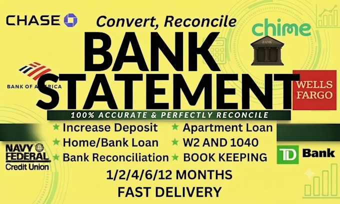 do bank statement PDF to editable format