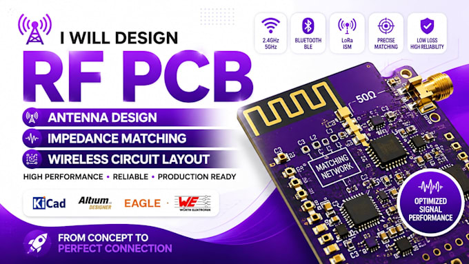 design esp32 and nrf52 ble wifi wireless pcb layout