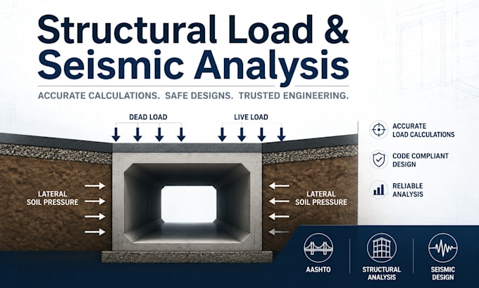 calculate structural loads, wind and seismic analysis for your building