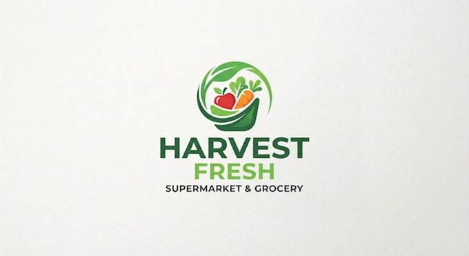 design a fresh and professional supermarket logo