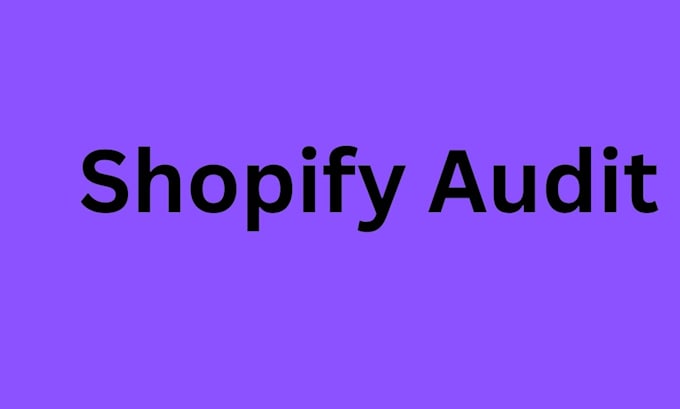 do shopify audit for you store