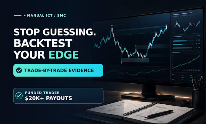 manually backtest your ict smc trading strategy on tradingview