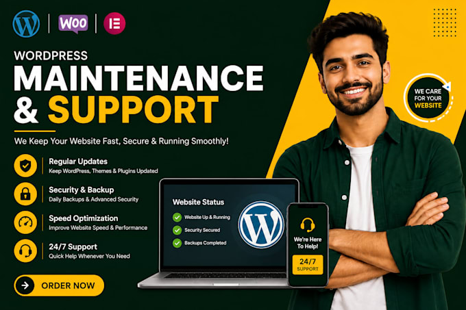 be your wordpress website maintenance and support expert