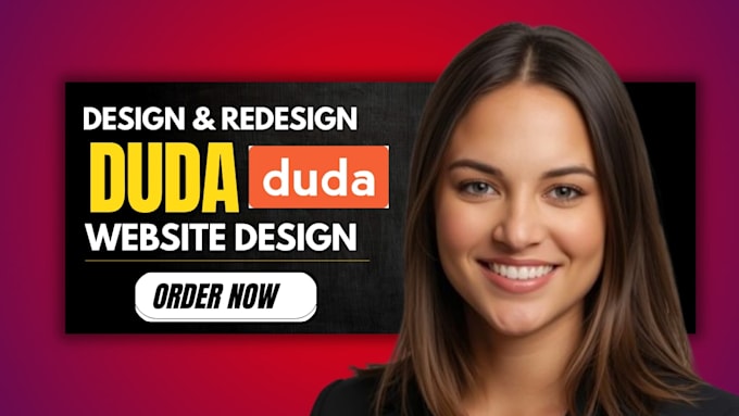 build and design a website using a duda website builder