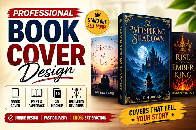 design illustrated book, storybook, ebook and KDP covers